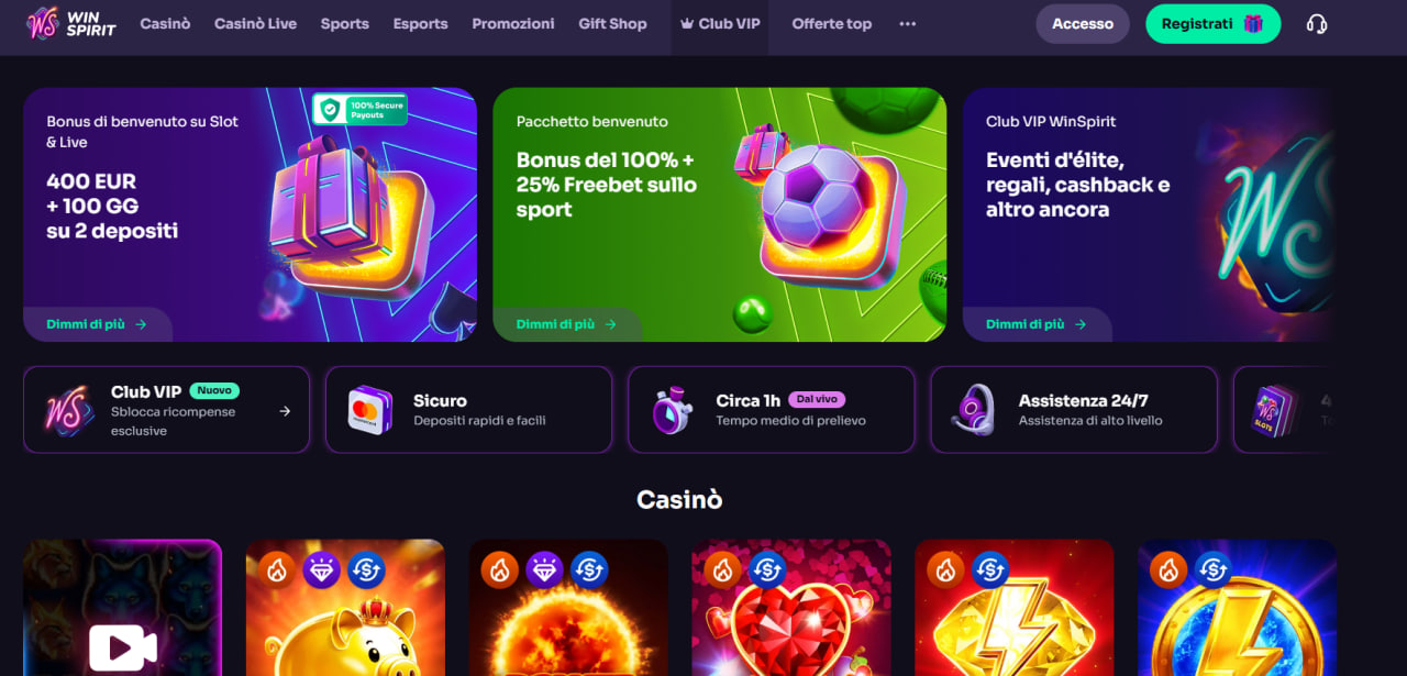WinSpirit Casino